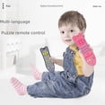 thumbnail image 4 of Simulación de TV para bebés, control remoto para niños con música, aprendizaje de inglés, control remoto, educación temprana, juguetes cognitivos educativos, 4 of 5