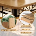 thumbnail image 2 of Comedor 4 Personas con Mesa y Sillas de Madera y Metal – Diseño Moderno Industrial para Cocina o Comedor, 2 of 12