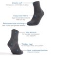 thumbnail image 4 of Calcetines Irfora Paquete de 3 calcetines de lana Calcetines deportivos antideslizantes Fitness al aire libre Calcetines transpirables que absorben la humedad Calcetines deportivos resistentes al desg Irfora Calcetines, 4 of 7