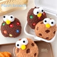 thumbnail image 5 of Bolsa colgante de galleta divertida de ojos grandes, lindo juguete de peluche para pareja, decoración colgante, broche creativo, 5 of 5