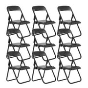 Chair Shaped Mobile Phone Holder 9 Pcs Furniture Telephone Abs Miniatures Folding Cellphone Stand Technics