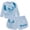 Light Bluecrew, variant on Disney Girls Lilo & Stitch Clothing Set - Stitch Sweatshirt Hoodie and Shorts Set -Little and Big Girl Sizes 4-16