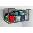 thumbnail image 4 of MonsterRax 4x6 Overhead Garage Storage Rack - 500lb Weight Capacity - Adjustable Height - (24" - 45", Hammertone), 4 of 5