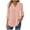 Rose Gold, variant on HAiming Blouses for Women Dressy Casual 3/4 Length Sleeve V Neck Solid Color Loose Tops Basic Shirt Fall Trendy Clothes