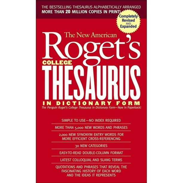 New American Roget's College Thesaurus in Dictionary Form (Hardcover