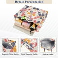 thumbnail image 3 of FORMRS Womens Corduroy Tote Bag Crossbody Shoulder Handbag with Pocket, Purple Retro Flower, 3 of 7