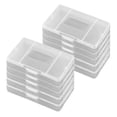 thumbnail image 1 of QUMIIRITY 10Pcs Card Storage Case White ABS Material Shockproof Holder for Game Discs, 1 of 8