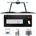 thumbnail image 3 of Bras pour Moniteur Simple Support de Bureau pour Moniteur Simple Support de Moniteur Réglable pour Écran Supporte jusqu'à Lb x Support de Moniteur Vesa, 3 of 7