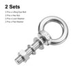 thumbnail image 3 of Lifting Eye Bolt 2 Sets M8x40mm Eye Bolt with Nut Washer 304 Stainless Steel Shoulder Lifting Ring Eye Bolt, 3 of 6