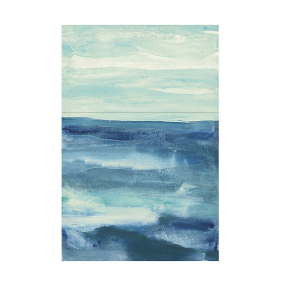 Chris Paschke 'Lost in Blue' Canvas Art