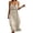 A-Beige1184, variant on Women's Relaxed Drop Waist Dress Eyelet Trim Beach Casual Midi Dress