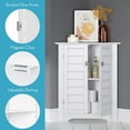 thumbnail image 3 of RiverRidge Brookfield 2-Door Corner Bathroom and Laundry Cabinet Storage Organizer - White, 3 of 8
