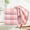 Pink, variant on Large Coral Fleece Bath Towel, Checkered Quick Drying Absorbent Soft Cloth, Lightweight Warm Comfortable for Bathroom Travel