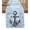 Anchor, variant on Coastal Blue Crab Table Runner Cotton Linen 60 Inch Holiday Dresser Scarves, Ocean Nautical Starfish Coral Wooden Tablerunner for Kitchen Coffee Dining Bedroom Dinner Scarf Décor 13''x60''