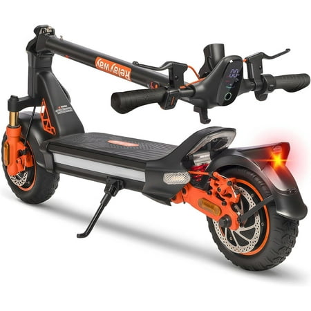 Off Road Electric Scooter Long Range, Fast Electric Scooter 30 Mph Speed, Heavy Duty 300+ lb Capacity & Dual Suspension