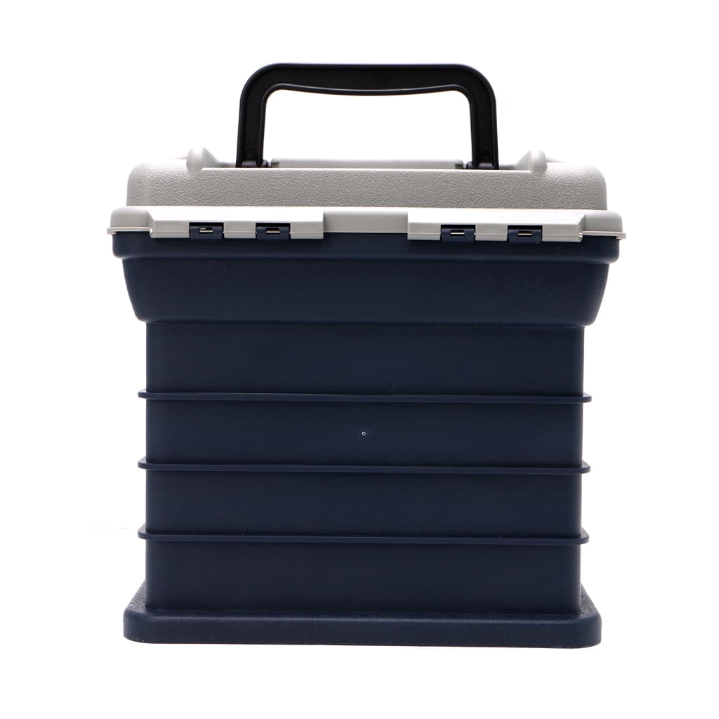 SIEYIO 5 Layer Fishing Tackle Box Plastic Handle Fishing Box Carp Fishing Tools