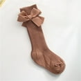 thumbnail image 3 of Biekopu Baby Girls Princess Socks Cute Bow Knee High Socks Breathable Tube Socks for Toddler Infant Clothing Accessories, 3 of 3
