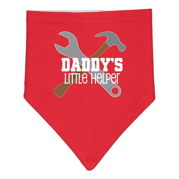 Inktastic Daddy's Little Helper Tool Set Baby Bandana Bib