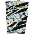 thumbnail image 2 of Alfani Womens Printed Casual Wide Leg Pants, Negro, X-Small, 2 of 2