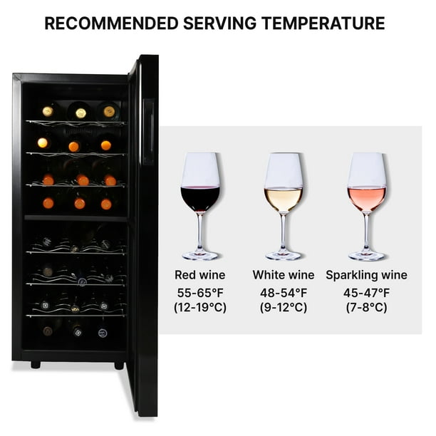 Koolatron 24 bottle dual zone hotsell wine cellar