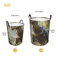 thumbnail image 3 of Bingfone Ferocious Dinosaur Waterproof Foldable Laundry Hamper Bucket with Handles for Storage Bin,Clothes Hamper ( ), 3 of 6