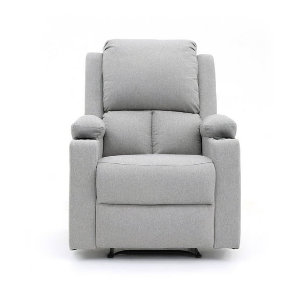 Sillón Reclinable Manual Vanlig Toscano Color Gris Claro