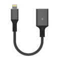 thumbnail image 1 of Adaptador de cable Lightning a USB de Apple, convertidor OTG para iPhone/iPad para conectar lector de tarjetas/unidad flash USB/disco U/teclado/ratón - Gris oscuro, 1 of 4