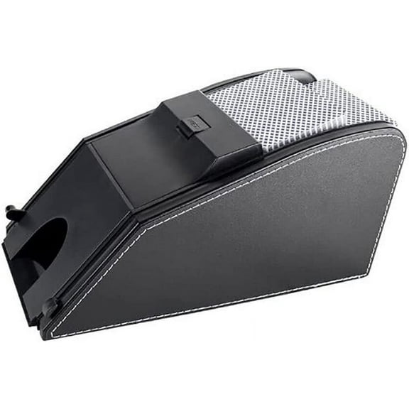 YIYIBYUS Automatic Electronic Card Shuffler, 2 Decks Poker Cards Shuffling Machine Dealing Dispenser for Bridge Cards, Paper Cards, and Plastic Cards