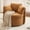 khaki, variant on Teddy Fabric Swivel And Storage Chair With Back Cushion For Living Room
