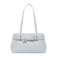 thumbnail image 1 of Bolso de Mano Bolso Tote Bolso Grande Bolso Bandolera Confeccionado en Cuero PU con Estilo Minimalista Adecuado para Mujeres en Azul, 1 of 8