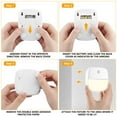 thumbnail image 4 of kladzum Smart Night Light Human Body Sensor Light Kitchen Cabinet Light Bedroom StAir-way Aisle Lighting Wall Lamp, 4 of 6