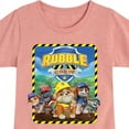 thumbnail image 3 of Paw Patrol - Rubble & Crew - Toddler & Youth Girls Short Sleeve Graphic T-Shirt, 3 of 6