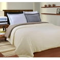 thumbnail image 2 of 2-Line Microfiber Wrinkle-Resistant Duvet Cover and Embroidered Pillow Sham Set Pink / Full/Queen, 2 of 3