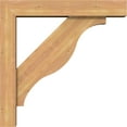 thumbnail image 3 of Ekena Millwork 5 1/2"W x 28"D x 28"H Funston Block Smooth Bracket w/ Offset Brace, Western Red Cedar, 3 of 25