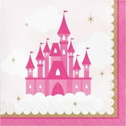6.5 x 6.5 in. Princess Lunch Napkins - 192 Count