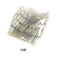 thumbnail image 1 of Pack of 100 Thermal Fuse Handy Installation Craftsmanship Temperature Fuses Compact Size Controller Thermostat Switch Metal Fuze 110掳, 1 of 9