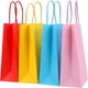 thumbnail image 5 of Bolsas de regalo coloridas, bolsas de papel kraft con colores variados y asa resistente de alta calidad, embalaje ecológico para bolsas de regalo de cumpleaños, bolsas de regalos de fiesta y, 5 of 7