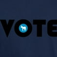 thumbnail image 3 of CafePress - Vote Blue White T Shirt - Men's Classic Graphic Cotton T-Shirt, 3 of 4