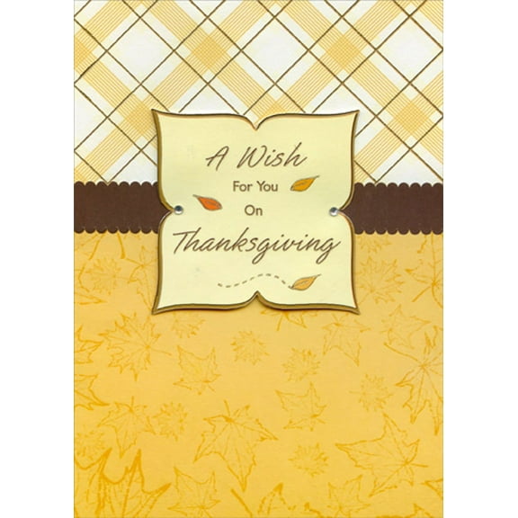Happy Thanksgiving Handmade Greeting Card W/Envelope