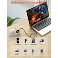 thumbnail image 4 of VANAUX 90 Degree 3.5mm Audio Cable, Right Angle Aux Cord [6ft/2m] Male to Male Stereo Jack for Car, Headphones, Speaker, MP3 & Home Theater, Black, 4 of 8