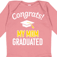 thumbnail image 4 of Inktastic Congrats My Mom Graduated with cap Boys or Girls Long Sleeve Baby Bodysuit, 4 of 5