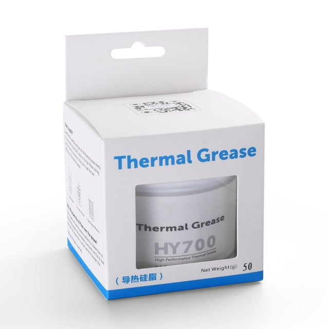 Hy700-100G Cpu Pasta De Grasa Para Disipador Térmico Compuesto Conductividad Térmica: >3,14 W/M-K Alto Rendimiento A Base De Carbono Para Cpu Pc Gpu Ps5-100 Gramos