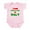 Petal Pink, variant on CafePress - Your Christmas Sweater Is Ugly Infant Bodysuit - Baby Light Bodysuit, Size Newborn - 24 Months