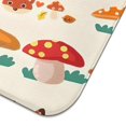 thumbnail image 3 of Orange Mushroom Fox Light Pattern Dish Drying Mat for Kitchen 1 Pack, Ultra Absorbent Microfiber Dishes Drainer Mats,18"x24", 3 of 4