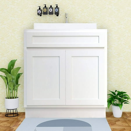 Vanity Art 24 Bathroom Vanity Cabinet Solid Wood White Finish