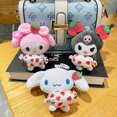 thumbnail image 2 of LLavero de peluche Sanrio Kuromi My Melody Cinnamoroll, colgante de felpa, adorno de mochila escolar, regalo de la serie Candy, 2023Kuromi12cm Fivean Toy model, 2 of 2