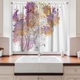thumbnail image 2 of Ambesonne Floral Kitchen Curtains, Flourishing Orchids, 55"x39", Multicolor, 2 of 3