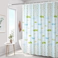 thumbnail image 1 of shower curtain waterproof and mildew-proof shower curtain fresh fish single curtain 240 width * 200 height [send hanging ring], 1 of 1