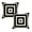 C 2PCS, variant on Fun Black&White GeometricPattern Throw Pillow Covers 18x18inch Set of 1/2 Boho Creative Stripes Home Festive Decorations Cushion for Sofa Couch Bed Room