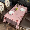 thumbnail image 2 of Red Strawberry Plants Fruit Rectangle Tablecloth 60"x120",Waterproof Polyester Rectangle Table Cloth, Wipeable Spillproof Polyester Tablecloth for Dining, Camping, Indoor and Outdoor, 2 of 6